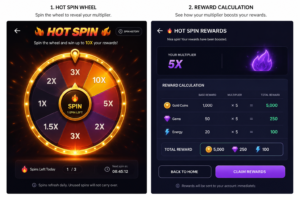 Calculate Hot Spin rewards after multiplier results