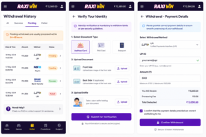 Raxi Win withdrawal and verification guide
